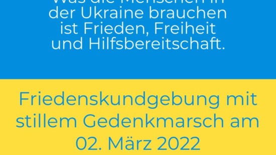 Kachel Friedenskundgebung LWL 02 03 2022